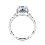 Essex Pavé Halo Engagement Ring Setting