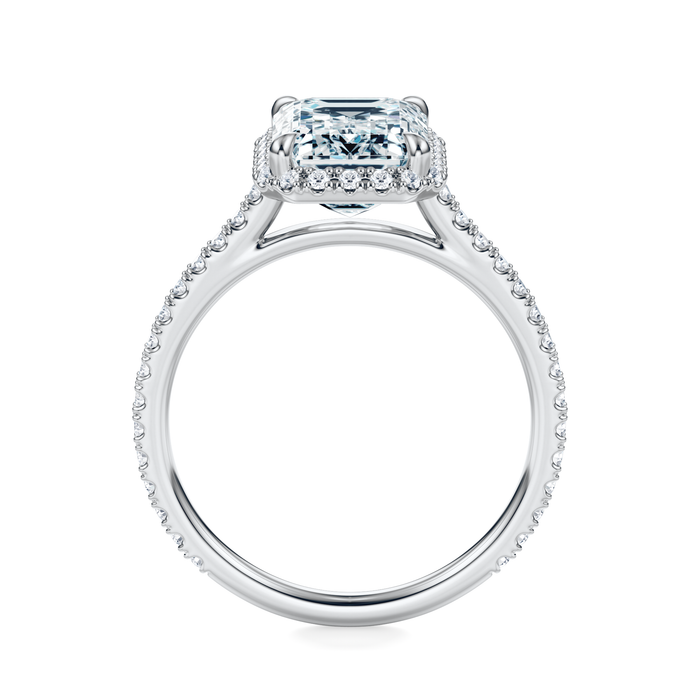 Essex Pavé Halo Engagement Ring Setting