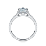 Essex Pavé Halo Engagement Ring Setting