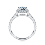 Essex Pavé Halo Engagement Ring Setting