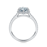 Essex Pavé Halo Engagement Ring Setting