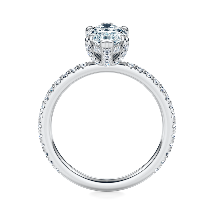 Baxter Full Pavé Engagement Ring Setting