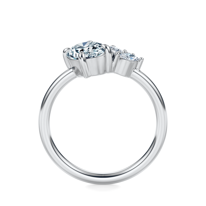 Petite Mulberry Engagement Ring Setting