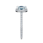 Essex Pavé Halo Engagement Ring Setting