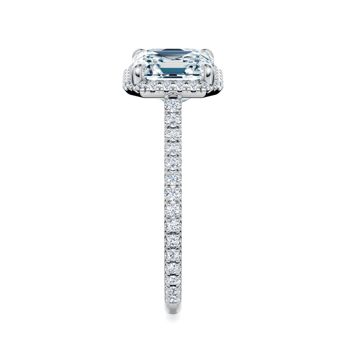 Essex Pavé Halo Engagement Ring Setting