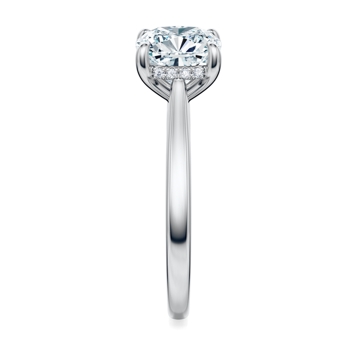 Madison Hidden Halo Engagement Ring Setting