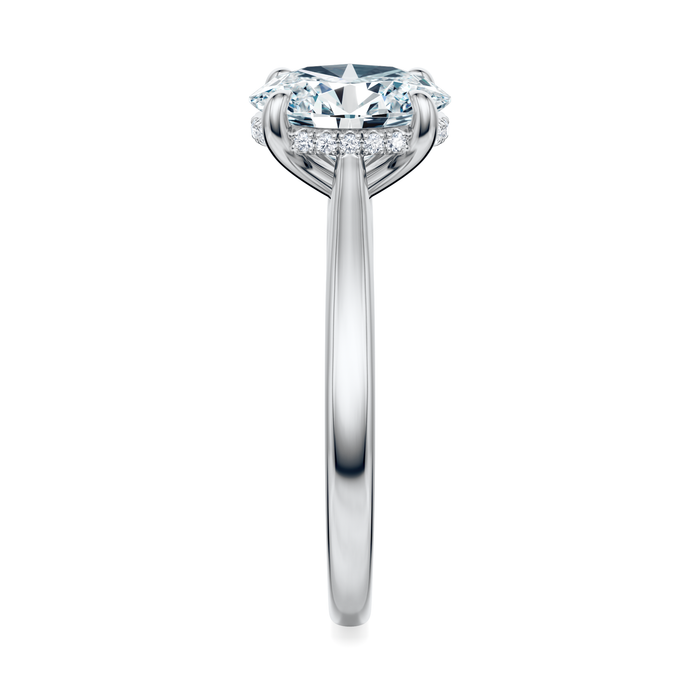 Madison Hidden Halo Engagement Ring Setting
