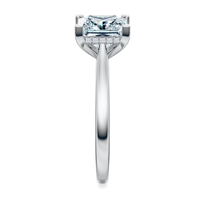 Madison Hidden Halo Engagement Ring Setting