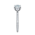 Petite Elizabeth Pavé Engagement Ring Setting