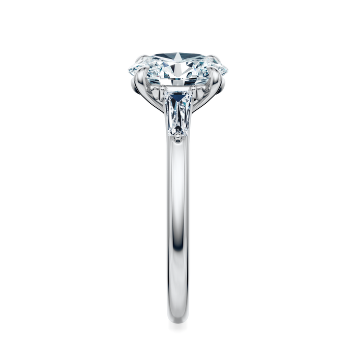 Vesey 3-Stone Engagement Ring Setting