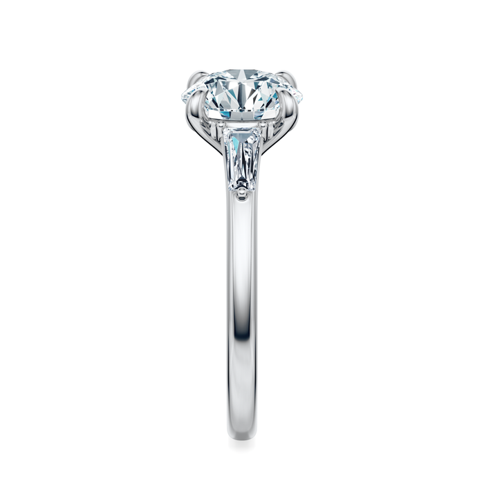 Vesey 3-Stone Engagement Ring Setting