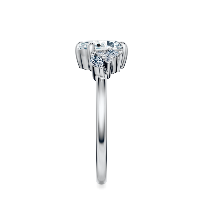 Petite Mulberry Engagement Ring Setting