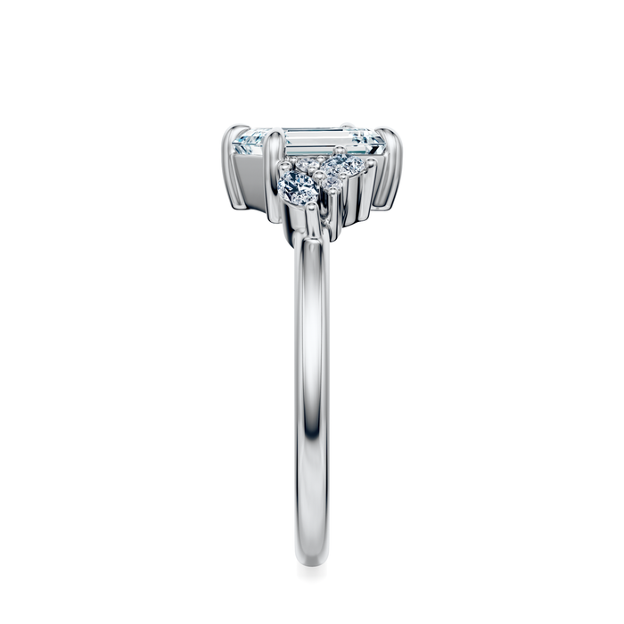 Petite Mulberry Engagement Ring Setting