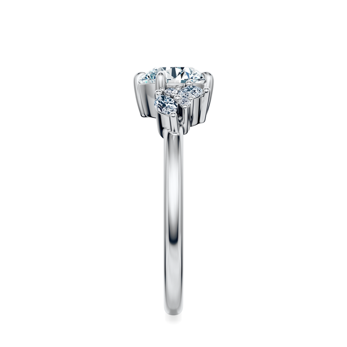 Petite Mulberry Engagement Ring Setting