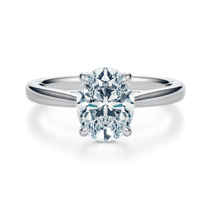 Madison Hidden Halo Engagement Ring Setting
