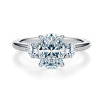 Elizabeth Three-Stone Diamond Engagement Ring Setting