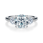 Elizabeth Three-Stone Diamond Engagement Ring Setting