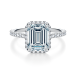 Essex Pavé Halo Engagement Ring Setting