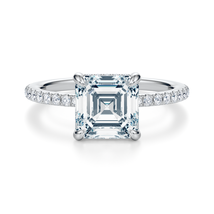 Baxter Full Pavé Engagement Ring Setting