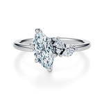 Petite Mulberry Engagement Ring Setting