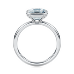 Ludlow Half Bezel Engagement Ring Setting