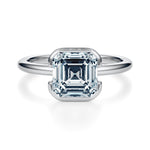 Ludlow Half Bezel Engagement Ring Setting