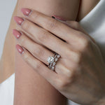 Small Baxter Half Diamond Eternity Wedding Band
