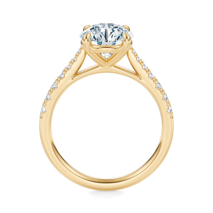 Madison Pavé Engagement Ring Setting