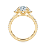 Petite Elizabeth Pavé Engagement Ring Setting