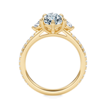 Petite Elizabeth Pavé Engagement Ring Setting