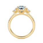 Petite Elizabeth Pavé Engagement Ring Setting