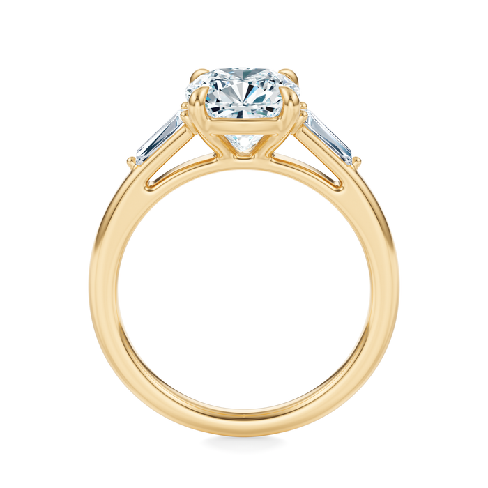 Vesey 3-Stone Engagement Ring Setting