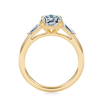 Vesey 3-Stone Engagement Ring Setting