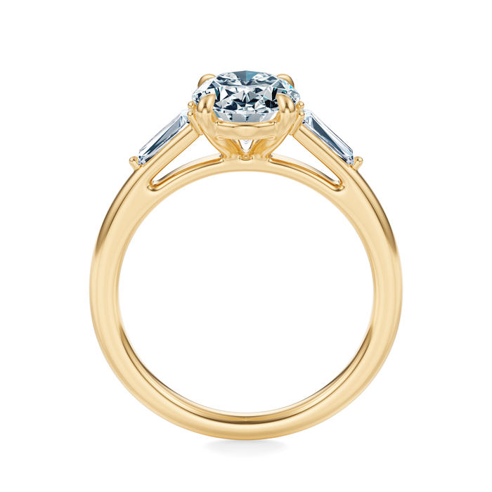 Vesey 3-Stone Engagement Ring Setting