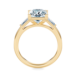 Vesey 3-Stone Engagement Ring Setting