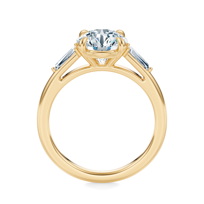 Vesey 3-Stone Engagement Ring Setting
