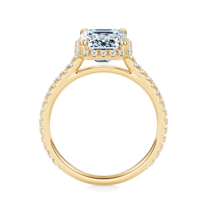 Essex Pavé Halo Engagement Ring Setting