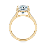 Essex Pavé Halo Engagement Ring Setting
