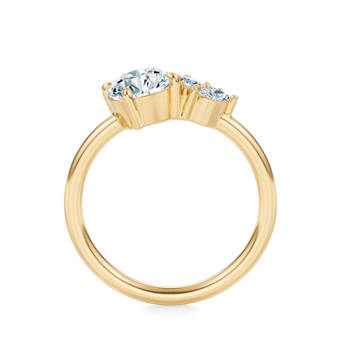 Petite Mulberry Engagement Ring Setting