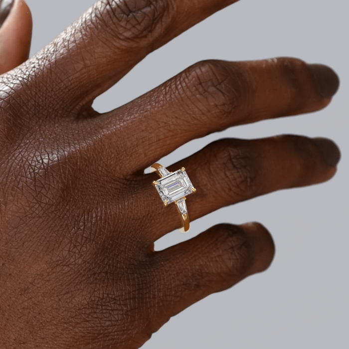 Vesey 3-Stone Engagement Ring Setting