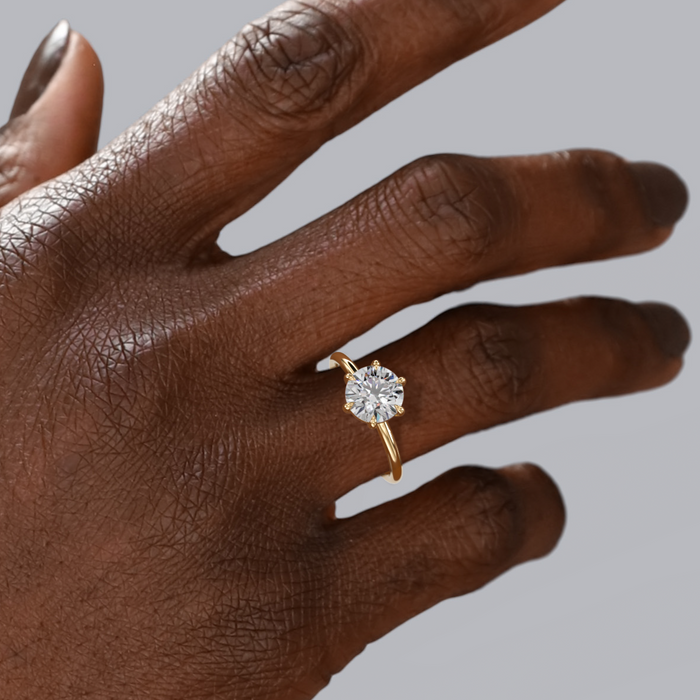 Baxter 6-Prong Solitaire Engagement Ring Setting
