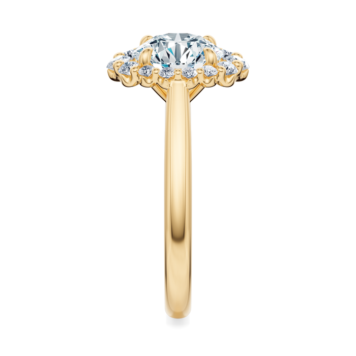 Perry Halo Engagement Ring Setting
