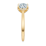 Madison Hidden Halo Engagement Ring Setting