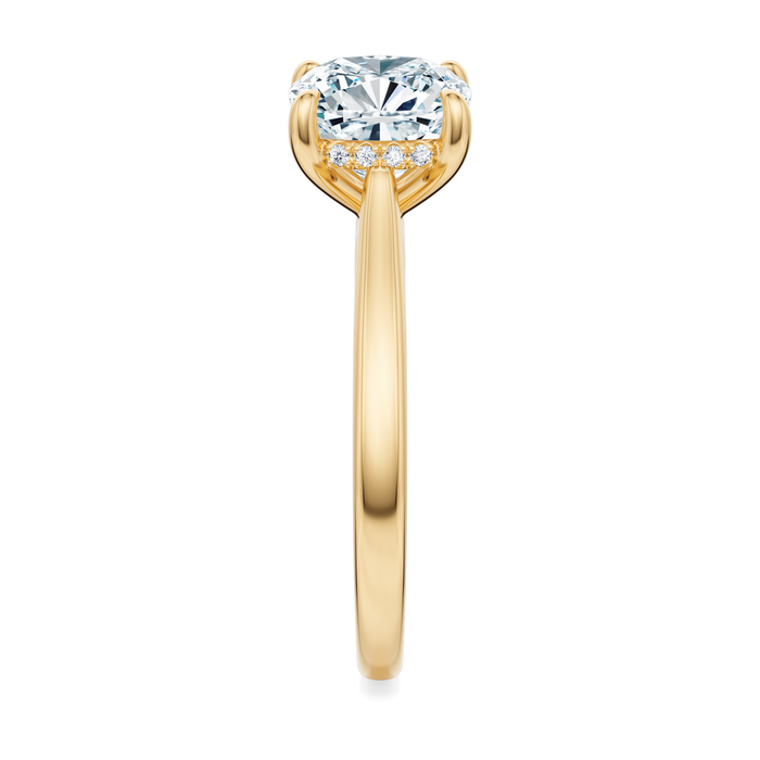 Madison Hidden Halo Engagement Ring Setting