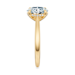 Madison Hidden Halo Engagement Ring Setting
