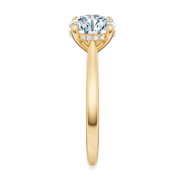 Madison Hidden Halo Engagement Ring Setting