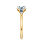 Ann Three-Stone Diamond Engagement Ring Setting