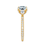 Petite Elizabeth Pavé Engagement Ring Setting