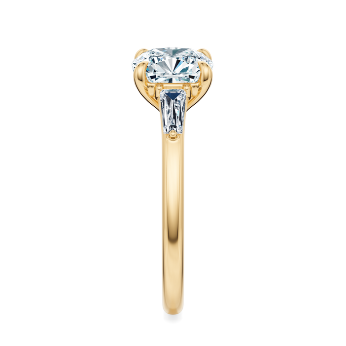 Vesey 3-Stone Engagement Ring Setting
