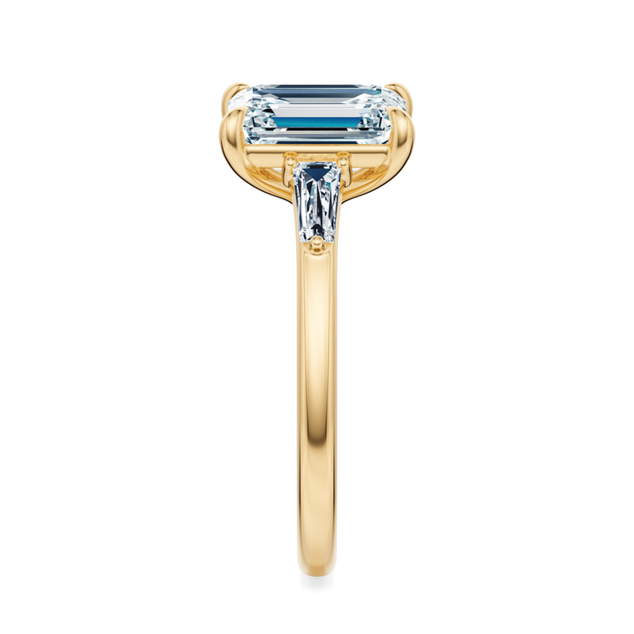 Vesey 3-Stone Engagement Ring Setting